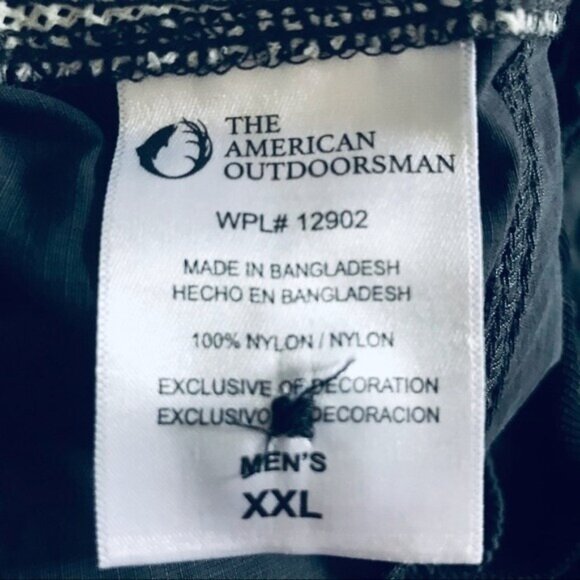 NWT The American Outdoorsman Men Convertible Hiking Pant XXL Navy Sun Protection - Picture 9 of 13